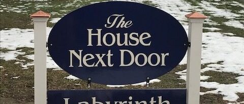 HND Sign with church sign